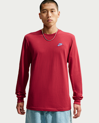 Nike Sportswear Club Men's Long-Sleeve T-Shirt. Nike.com